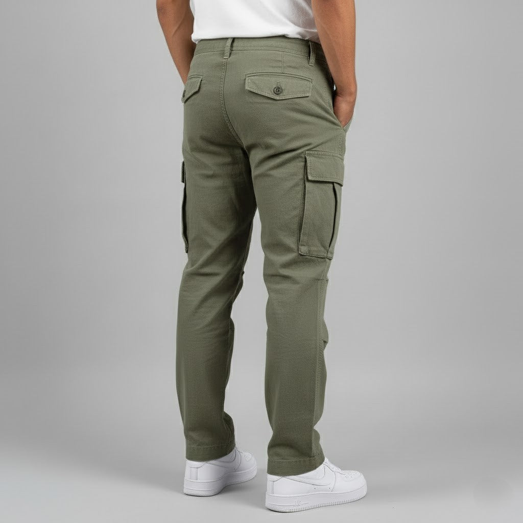 Effortless Mens Cargo Pants With Side Pockets 6