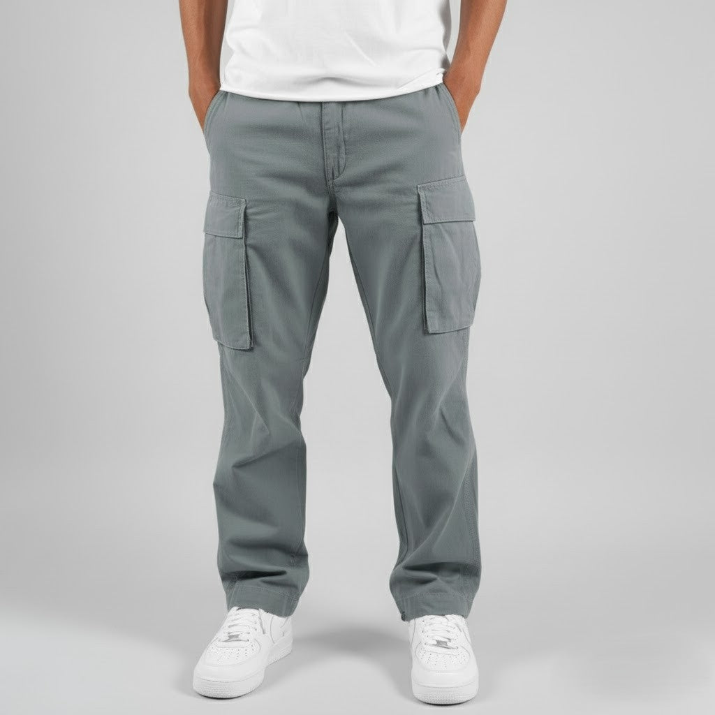 Effortless Mens Cargo Pants With Side Pockets 7