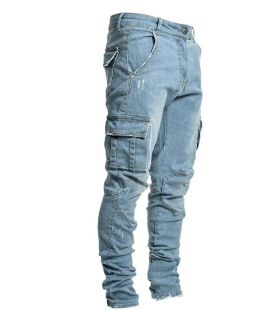 Effortless Mens Cargo Pants With Slim Fit Design 0