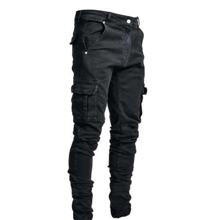 Effortless Mens Cargo Pants With Slim Fit Design 2
