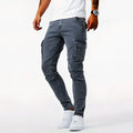 Effortless Mens Cargo Pants With Stretch Fit 0