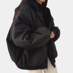 Effortless Puffer Jacket Women With Hooded Design 3