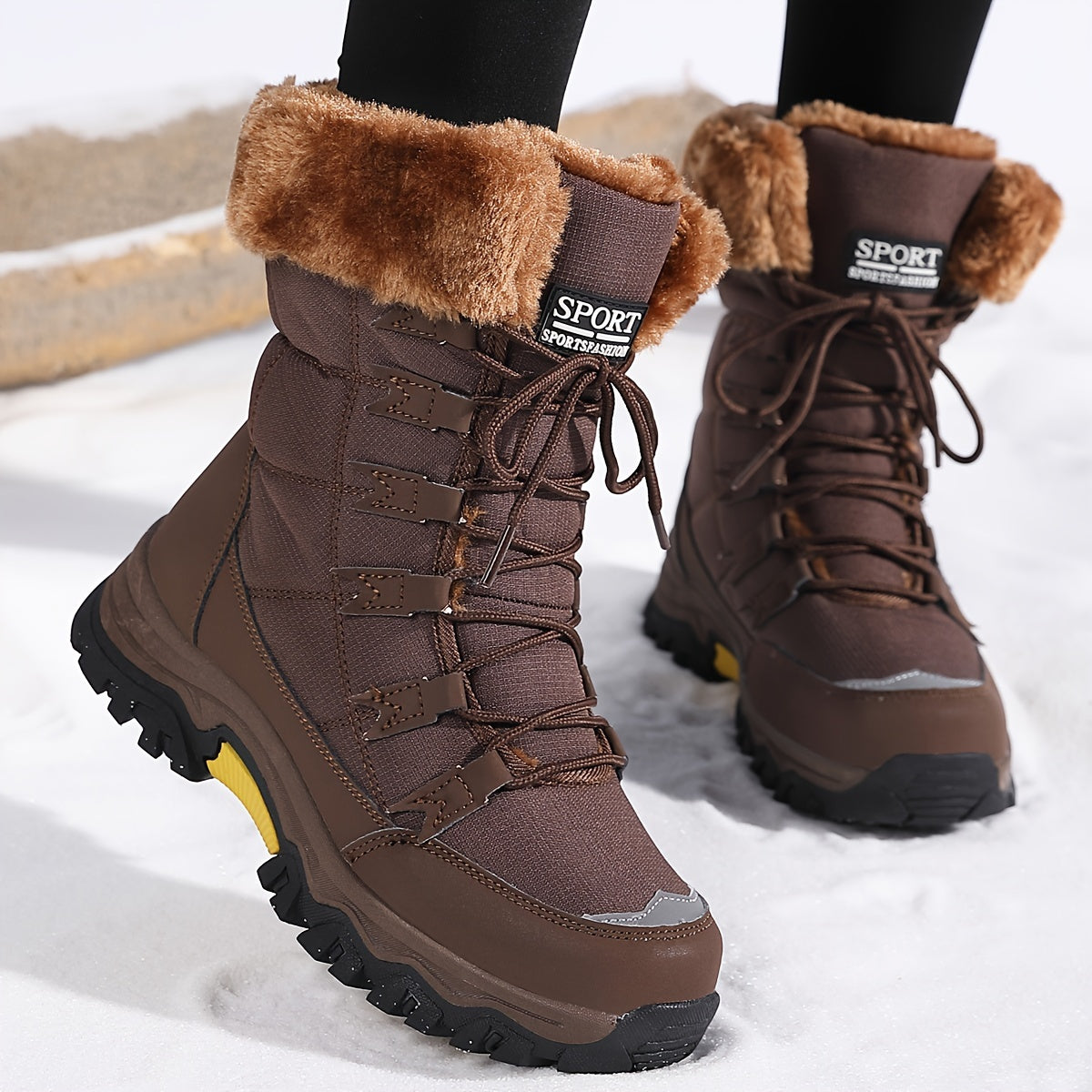 Effortless Snow Boots Women With Insulation Grip 5