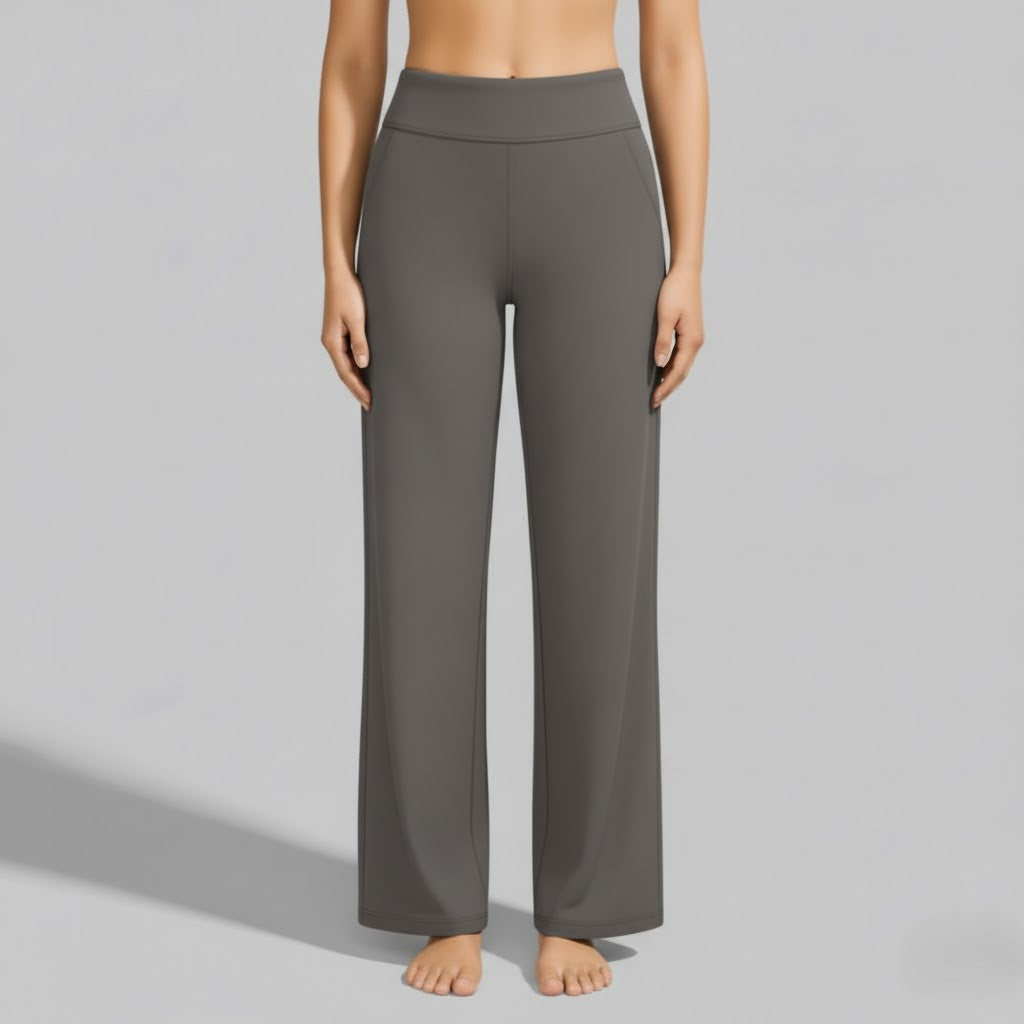 Effortless Stretchable Work Pants With Elastic Waistband 0