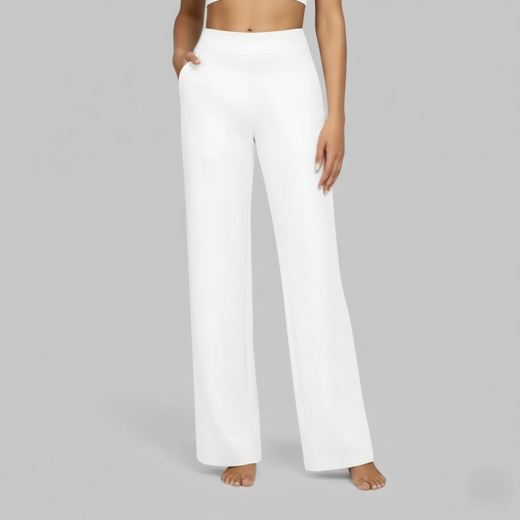 Effortless Stretchable Work Pants With Elastic Waistband 10