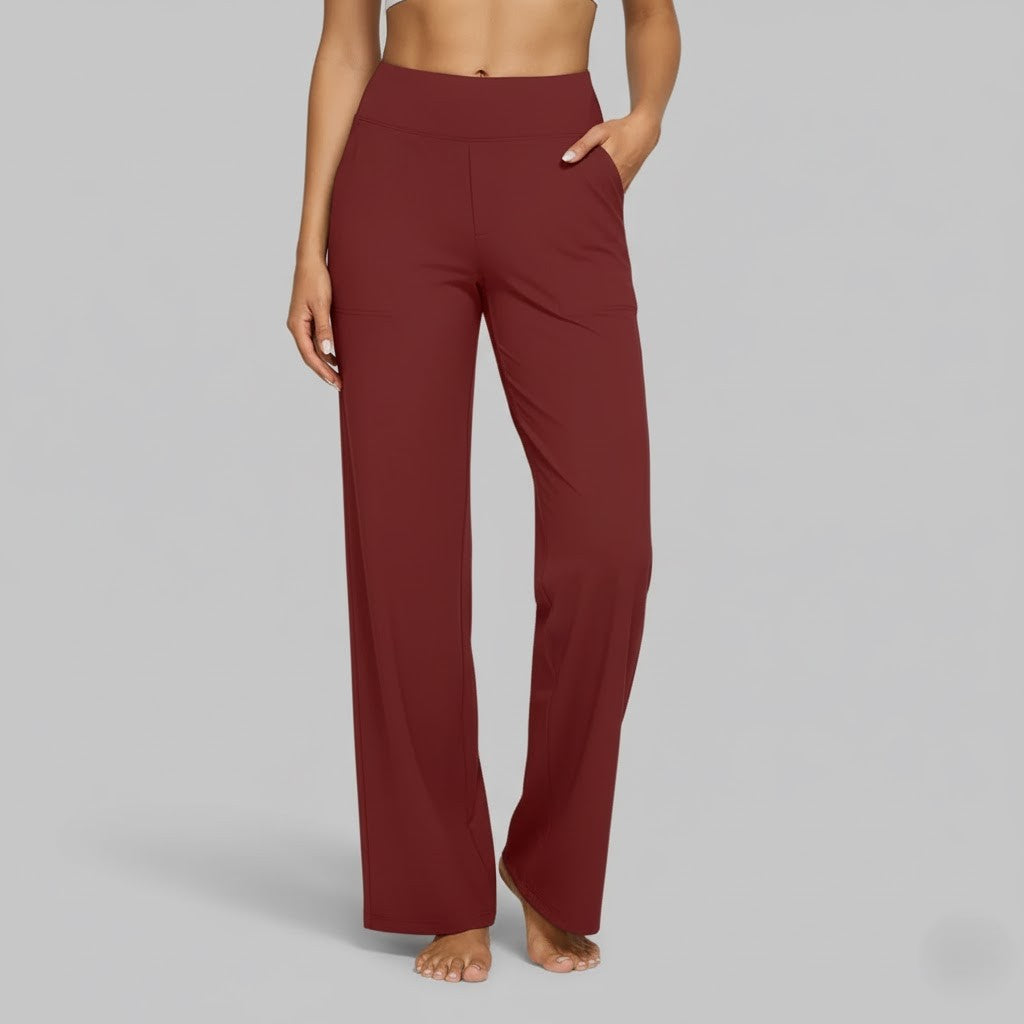 Effortless Stretchable Work Pants With Elastic Waistband 11