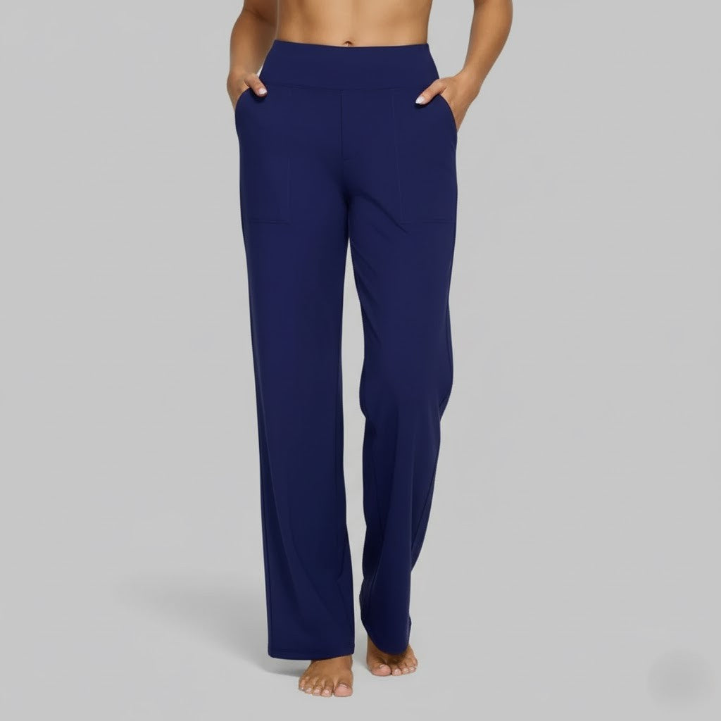 Effortless Stretchable Work Pants With Elastic Waistband 12