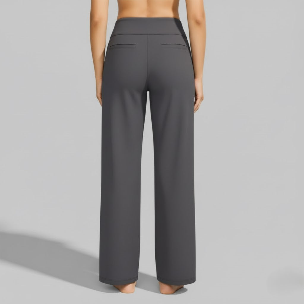 Effortless Stretchable Work Pants With Elastic Waistband 2
