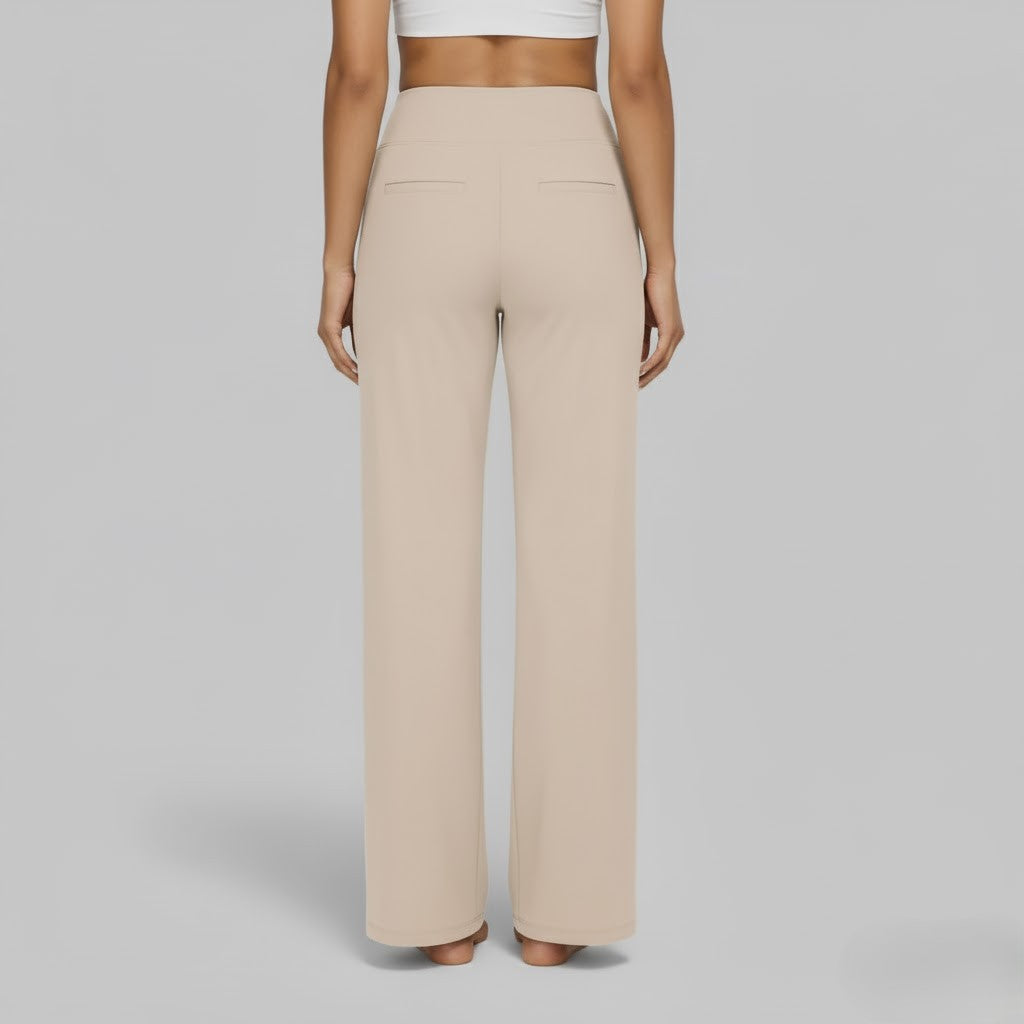 Effortless Stretchable Work Pants With Elastic Waistband 6