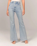 Effortless Women's Flare Jeans With High Waist 0