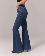 Effortless Women's Flare Jeans With High Waist 4