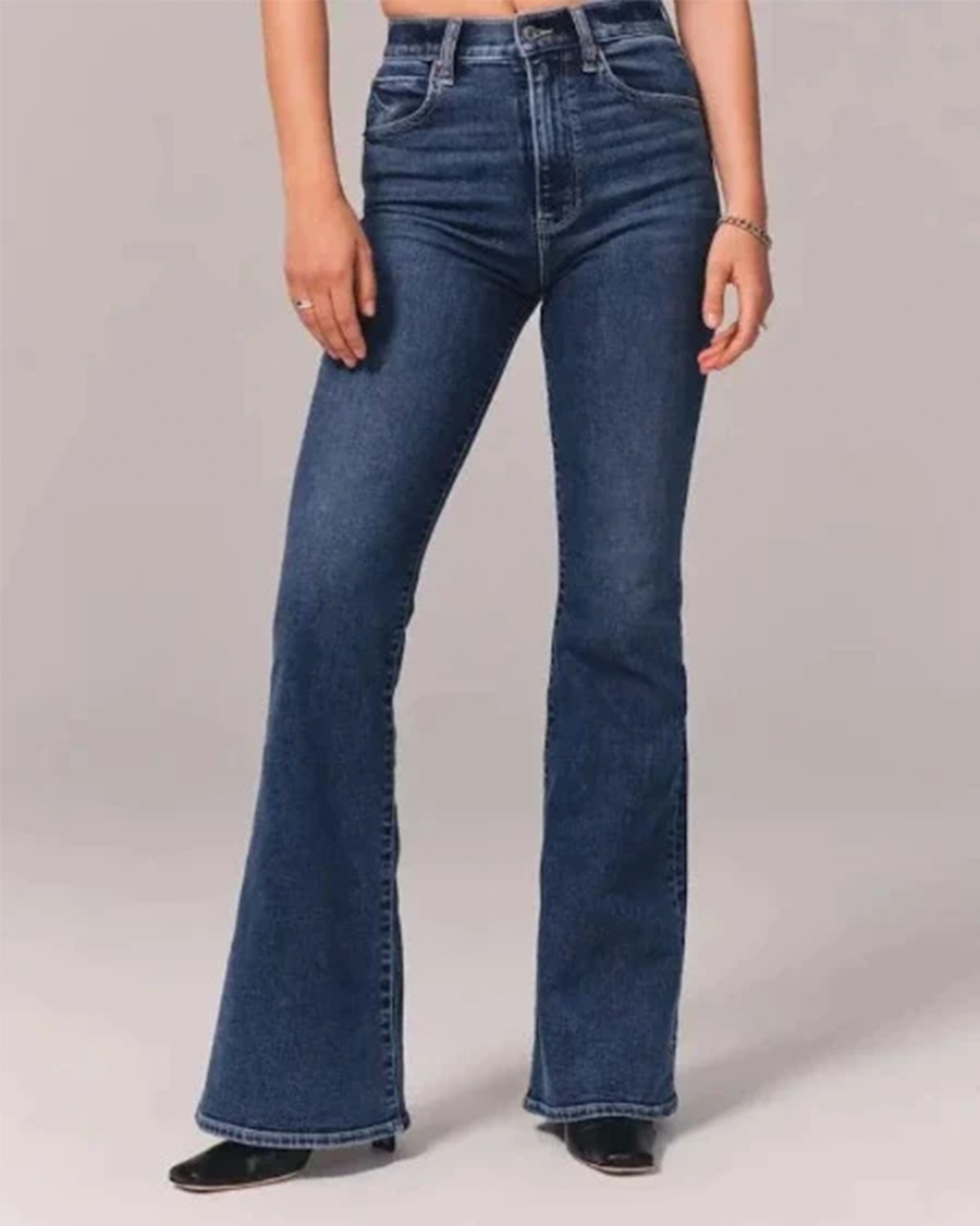 Effortless Women's Flare Jeans With High Waist 5
