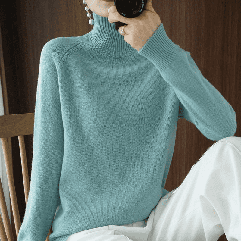 Effortless Women's Jumper With Chunky Knit Design 1