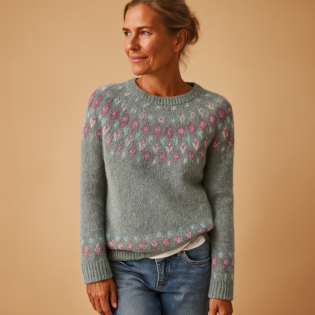 Effortless Women's Jumper With Unique Pattern 2