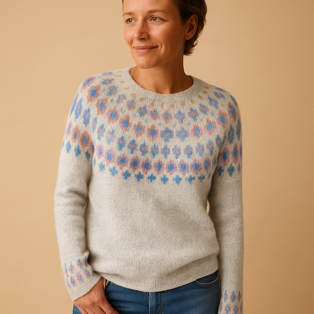 Effortless Women's Jumper With Unique Pattern 4