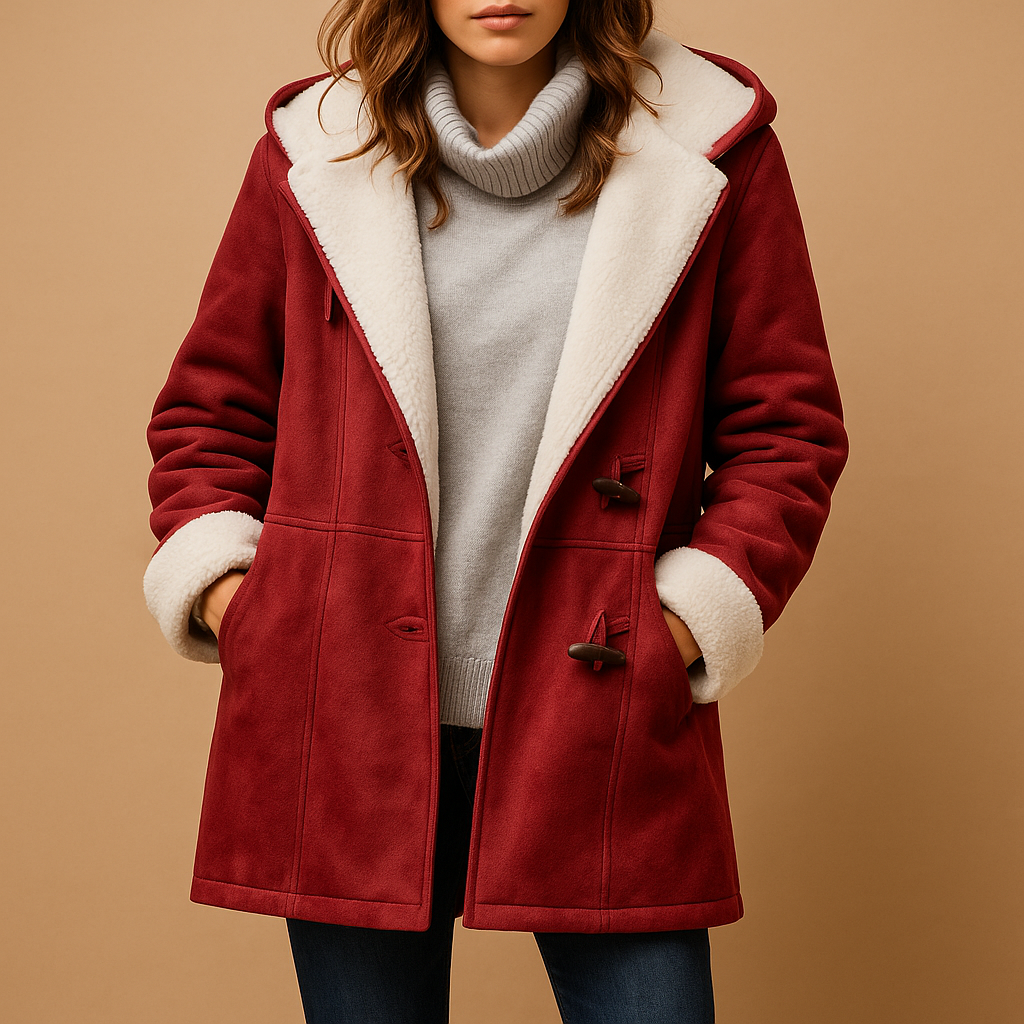 Effortless Women's Long Cardigan With Hood 0
