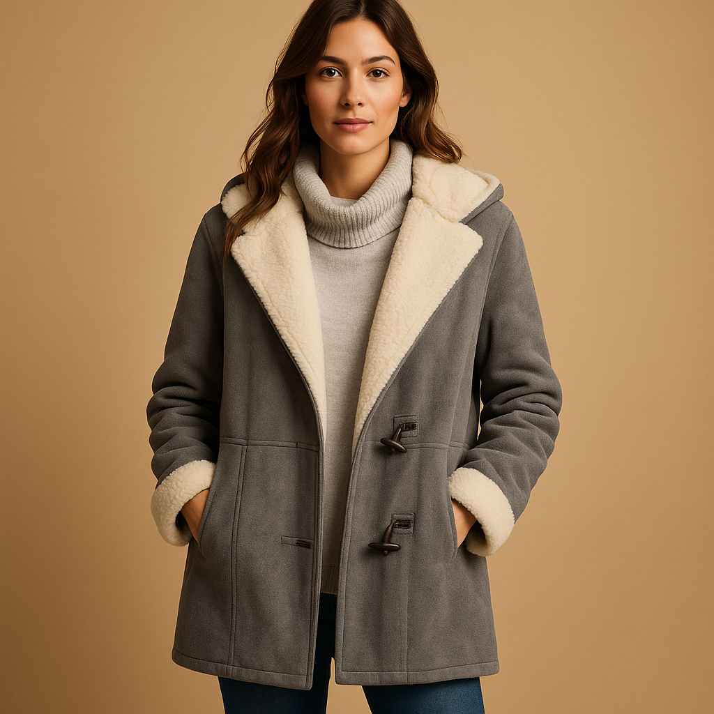 Effortless Women's Long Cardigan With Hood 3