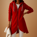Effortless Women's Long Cardigan With Open Knit 0