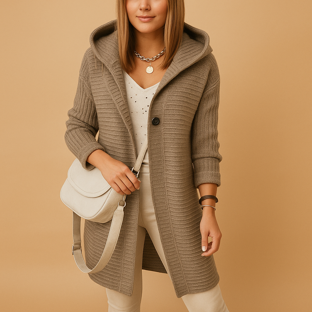 Effortless Women's Oversized Cardigan, Soft Knit 5