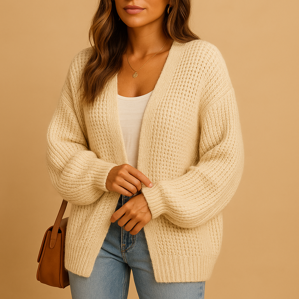 Effortless Womens Cardigan With Relaxed Fit Style 4