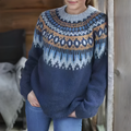 Effortless Womens Christmas Jumper With Long Sleeves 0