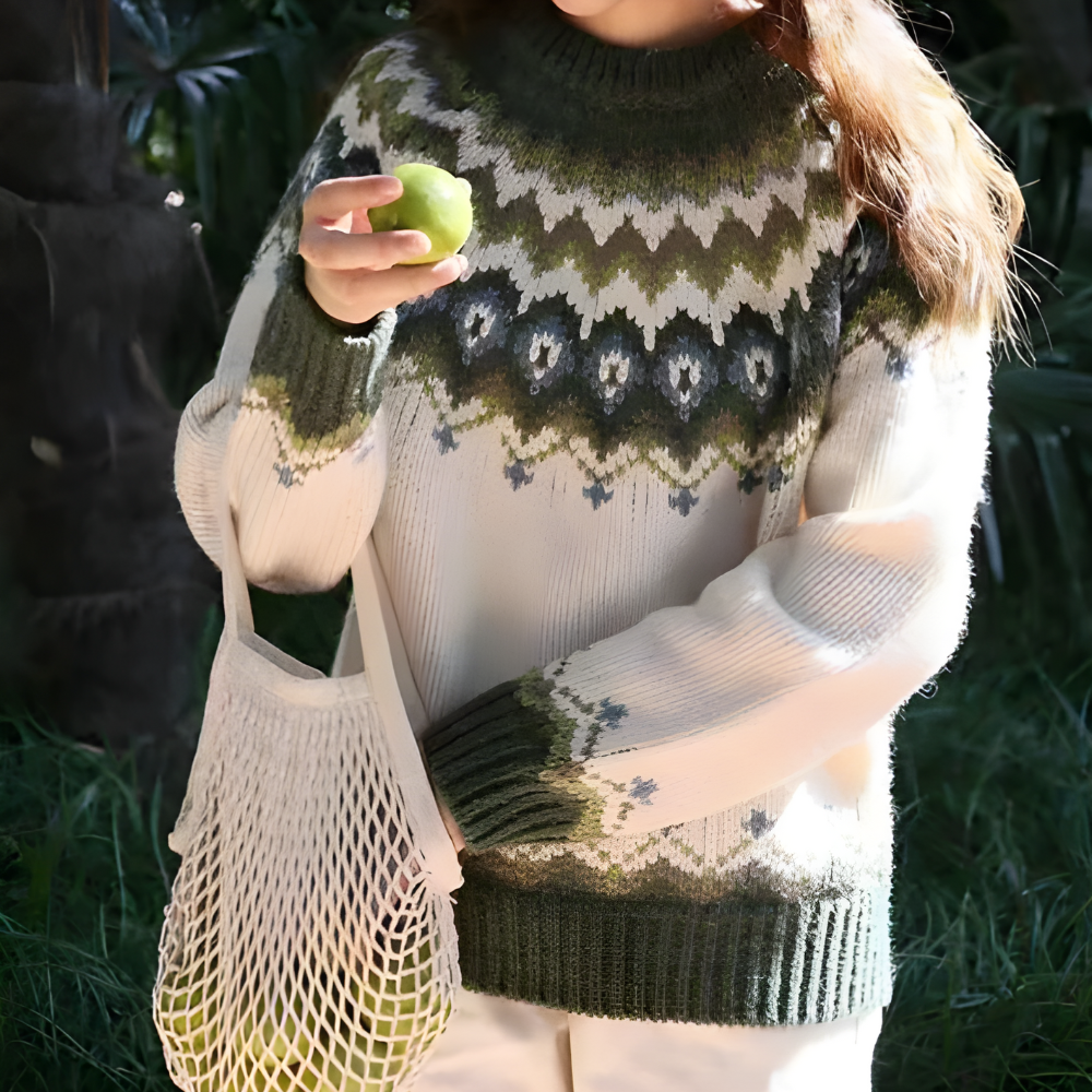 Effortless Womens Christmas Jumper With Long Sleeves 1