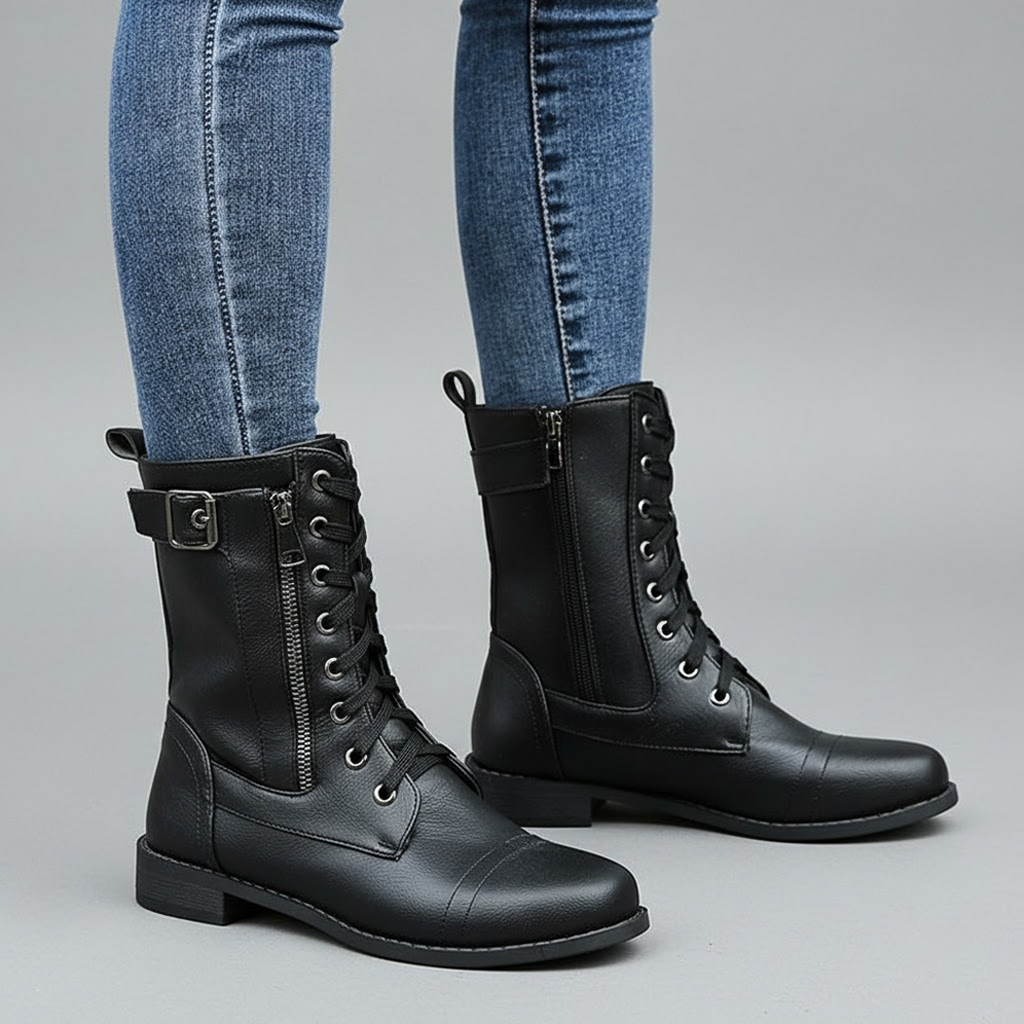 Elegant Black Ankle Boots with Side Zipper 3