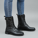 Elegant Black Ankle Boots with Side Zipper 3