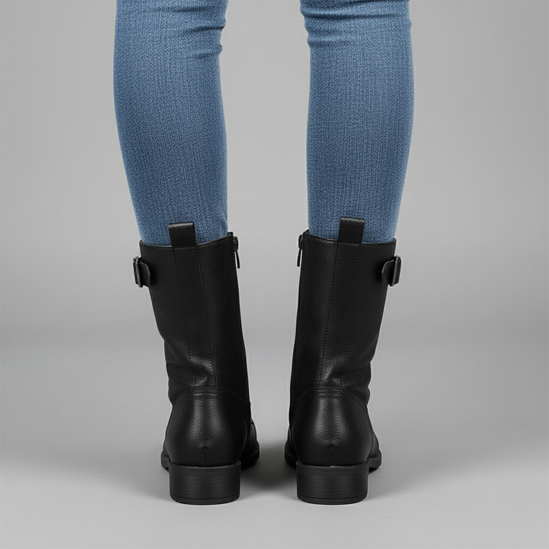 Elegant Black Ankle Boots with Side Zipper 5