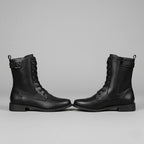 Elegant Black Ankle Boots with Side Zipper 7