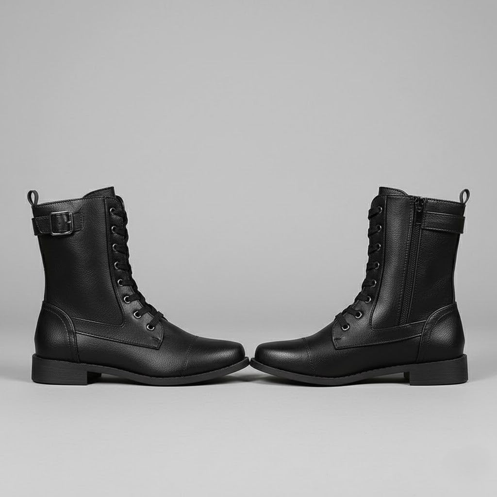 Elegant Black Ankle Boots with Side Zipper 7