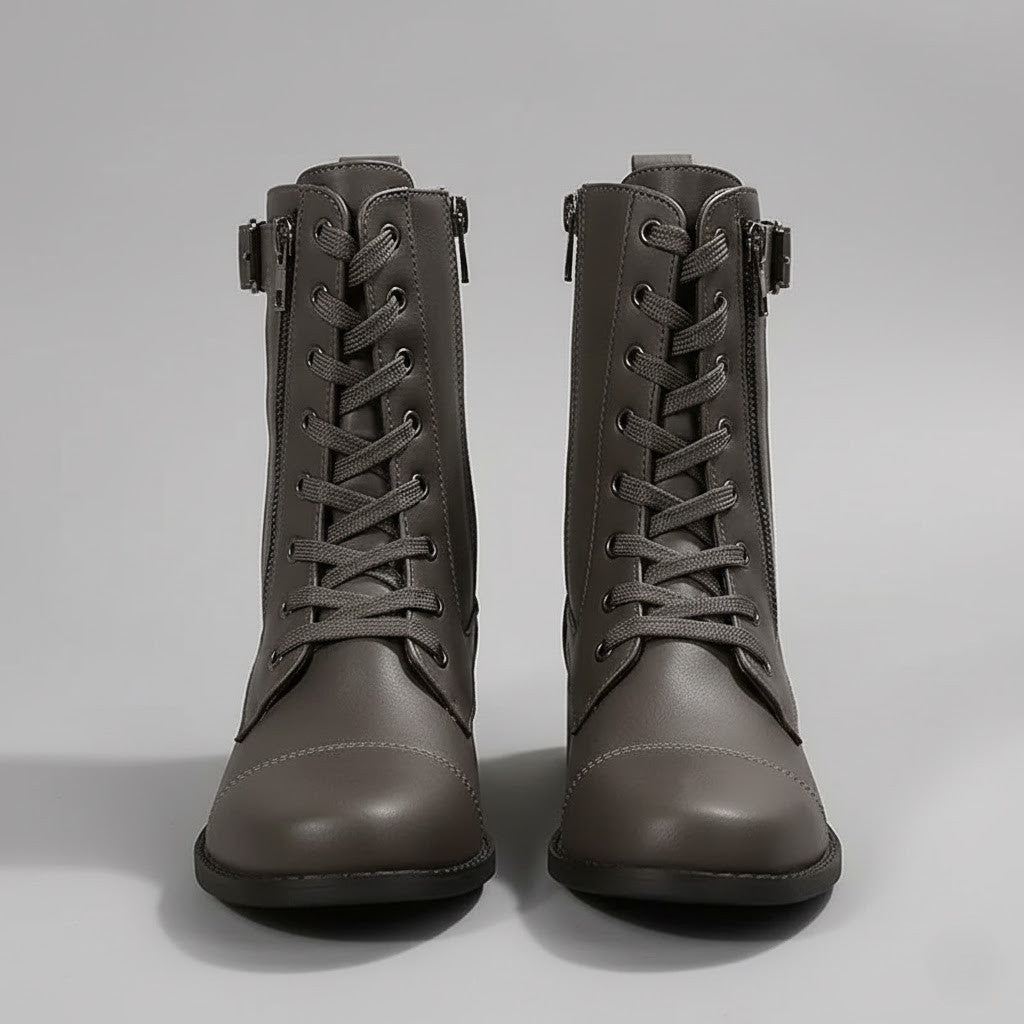 Elegant Black Ankle Boots with Side Zipper 8