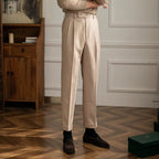 Elegant High Waisted Pleated Trousers For Summer 3
