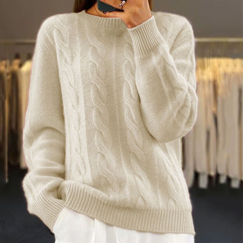 Elegant Knitted Jumper With Classic Design 1