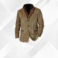 Elegant Men's Blazer Jacket With Contrast Details 0