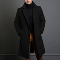 Elegant Men's Overcoat With Stylish Cut 0