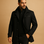 Elegant Men's Waterproof Jacket With Practical Pockets 0