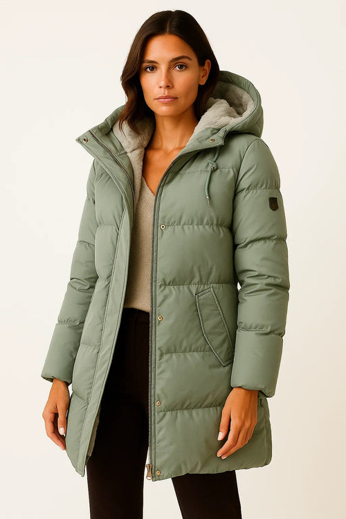 Elegant Puffer Jacket Women With Insulated Design 0