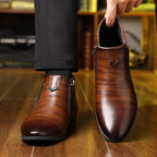 Elegant Retro Ankle Boots With Polished Finish 3