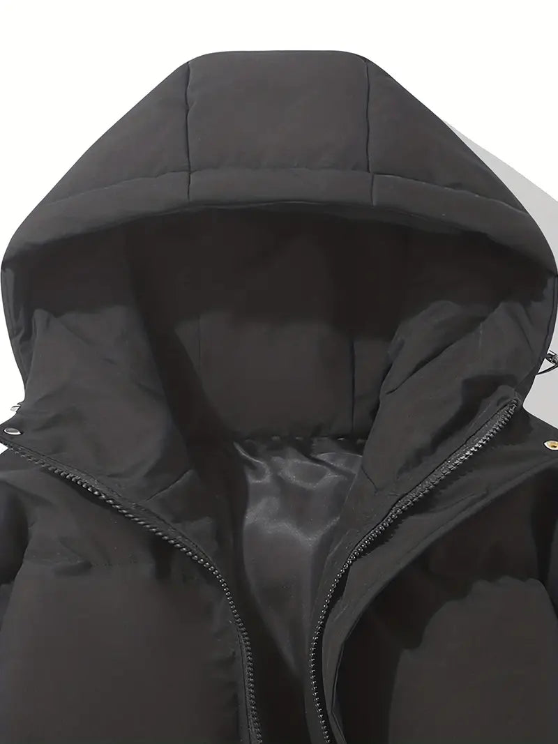 Elegant Women's Coat with Hooded Design 6
