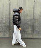 Modern Men's Puffer Jacket With Hooded Design 2