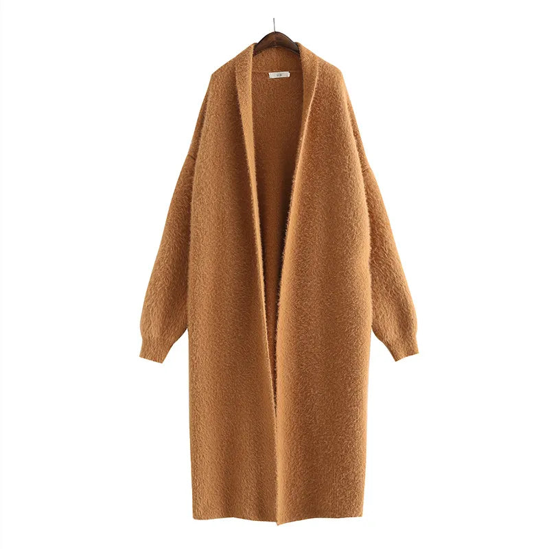 Women's Cardigan Long Cardigan Open Front Lightweight Relaxed Fit Spring Fabric 2