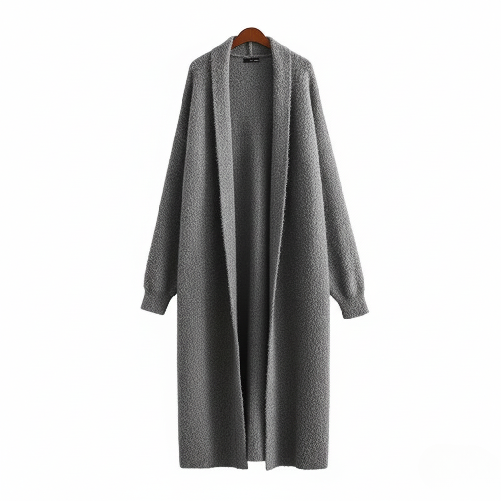 Women's Cardigan Long Cardigan Open Front Lightweight Relaxed Fit Spring Fabric 4