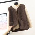 Women's Vest Outerwear Sleeveless Relaxed Fit Soft Fabric Casual Layering 0
